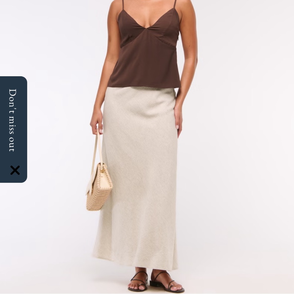 Abercrombie linen skirt